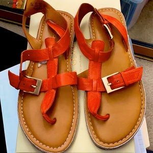 Popping Orange Franco Sarto Sandal